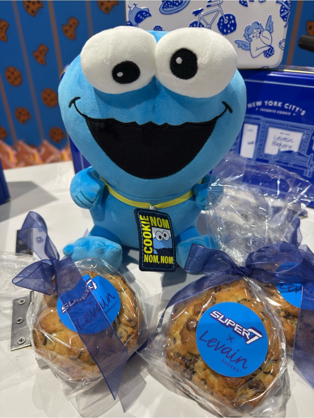 San Diego Comic Con - Sesame Street Cookie Monster Blue Plush